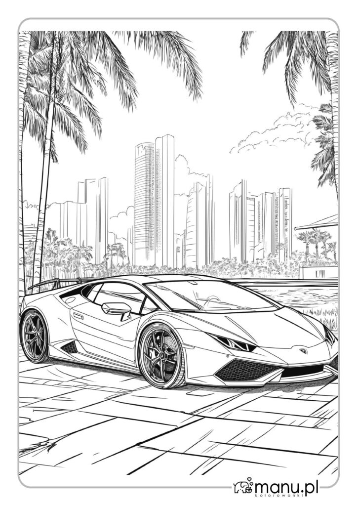 thumbnail of Auto lamborghini do kolorowania