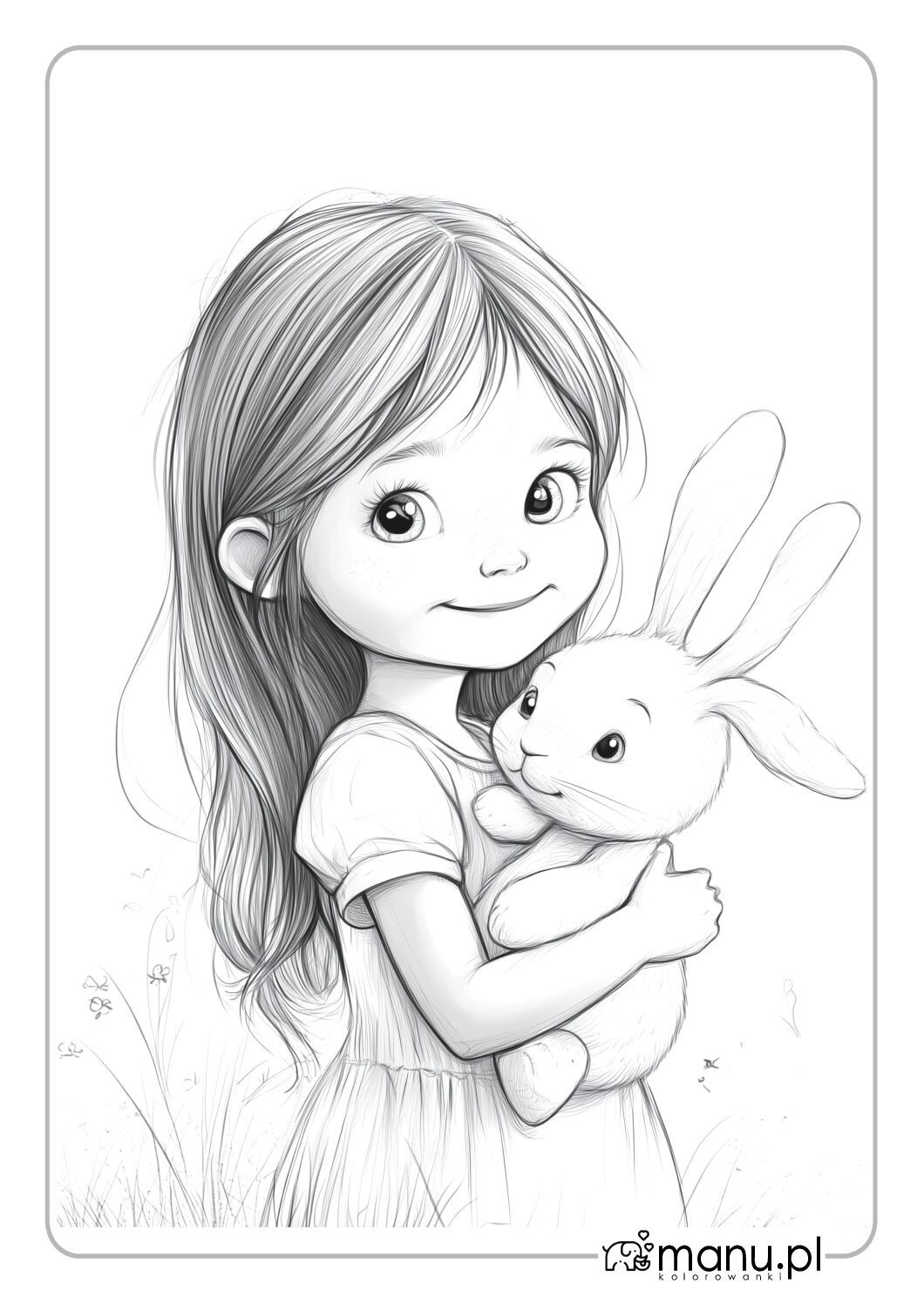 Dziewczynka z króliczkiem