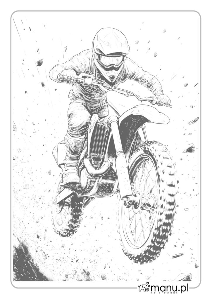 thumbnail of Kolorowanka motorowa do druku
