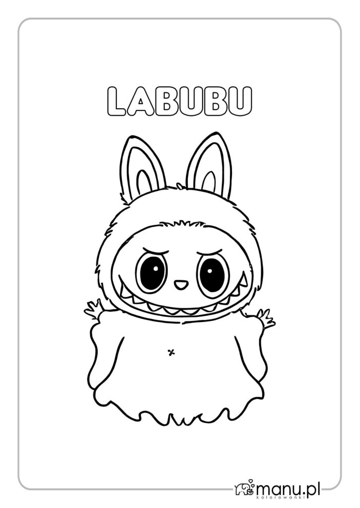 thumbnail of Labubu Duch – kolorowanka dla dzieci
