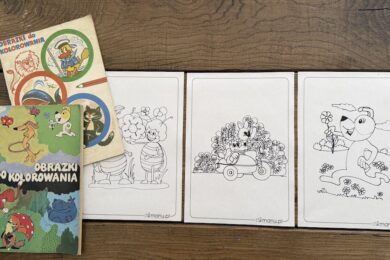 kolorowanki PRL do druku -stare kolorowanki dla dzieci