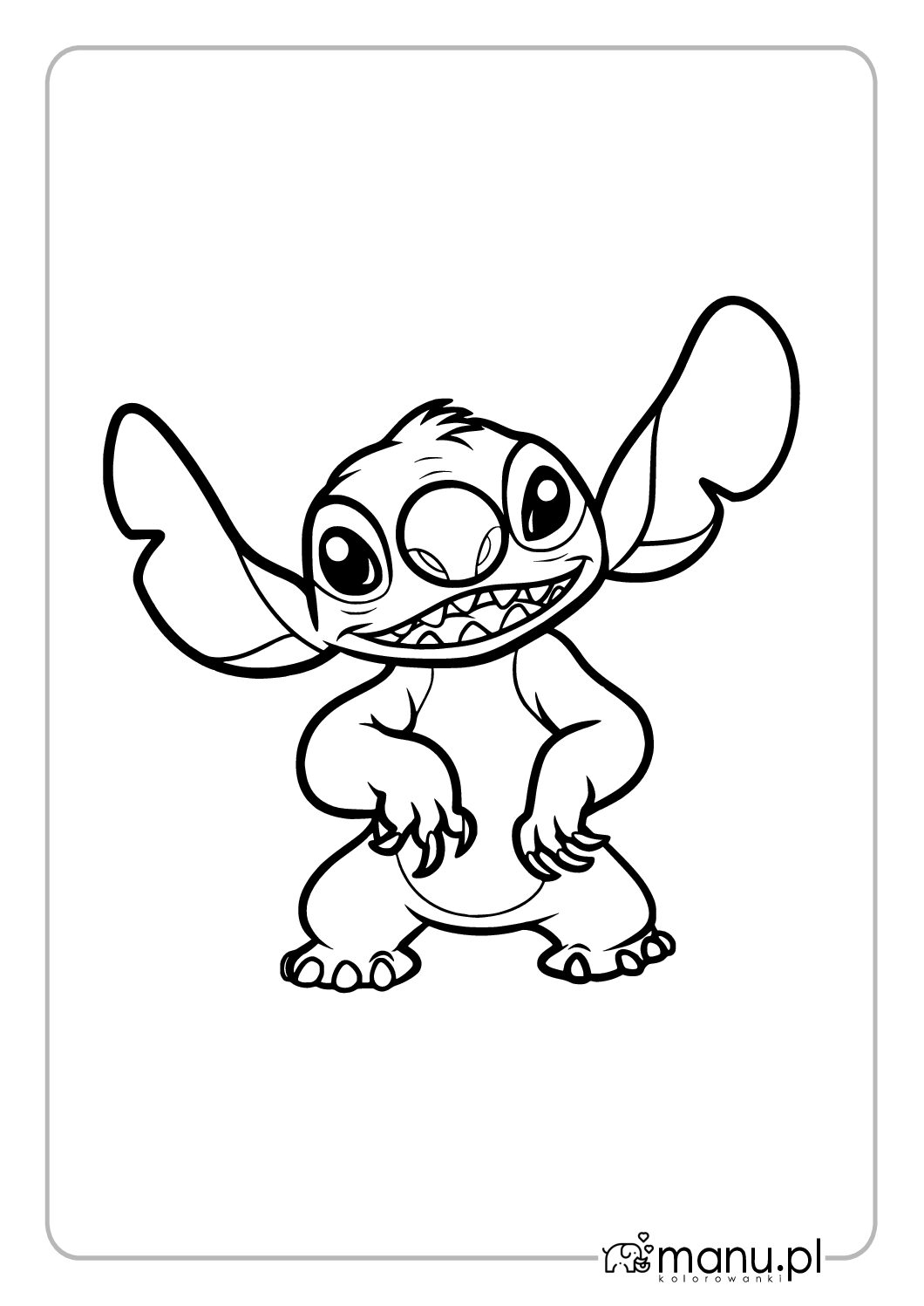Stich obrazek do kolorowania